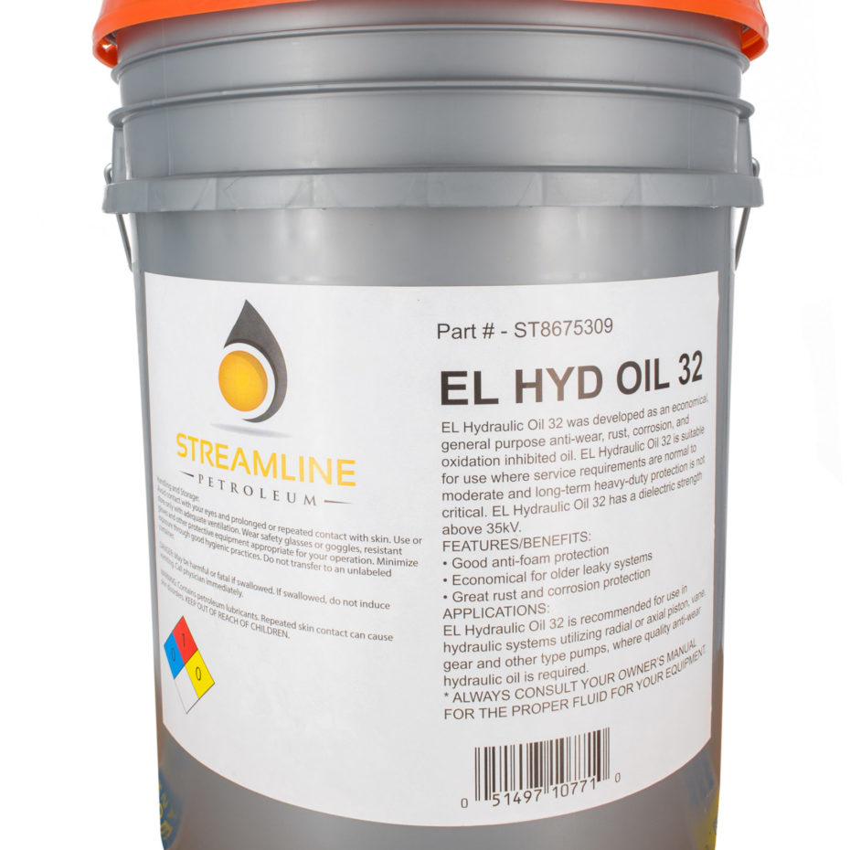 Streamline EL HYD AW32 Hydraulic Oil Streamline Petroleum Products