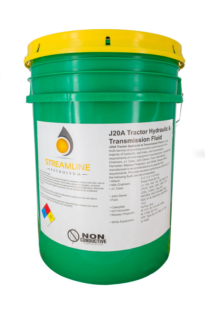 J20A Tractor Hydraulic Fluid Streamline Petroleum